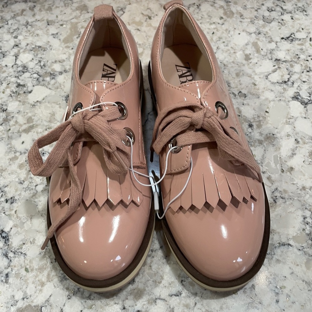 Zara girls loafers size 34